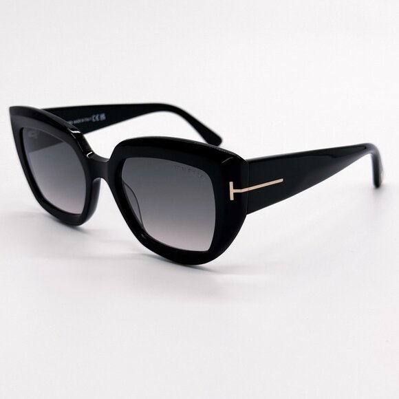 NEW TOM FORD SUNGLASSES SALTZMAN TF1192 01B WOMEN BLACK CAT EYE FT1192 01B main image 8